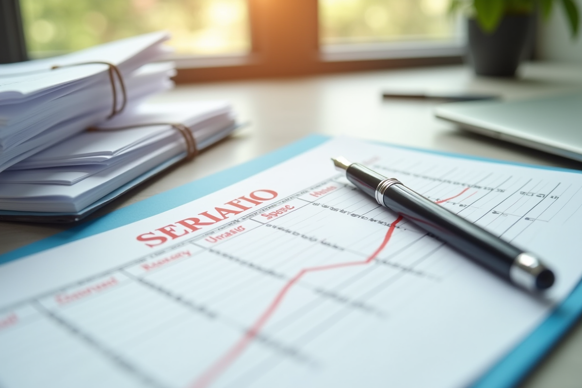 Zoom sur un calendrier avec date limite et factures impayees